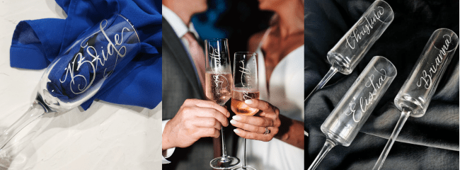 Onsite Engraving - Calligraphy - The Lettering Bar - Corporate Events - Weddings - Event Artist.